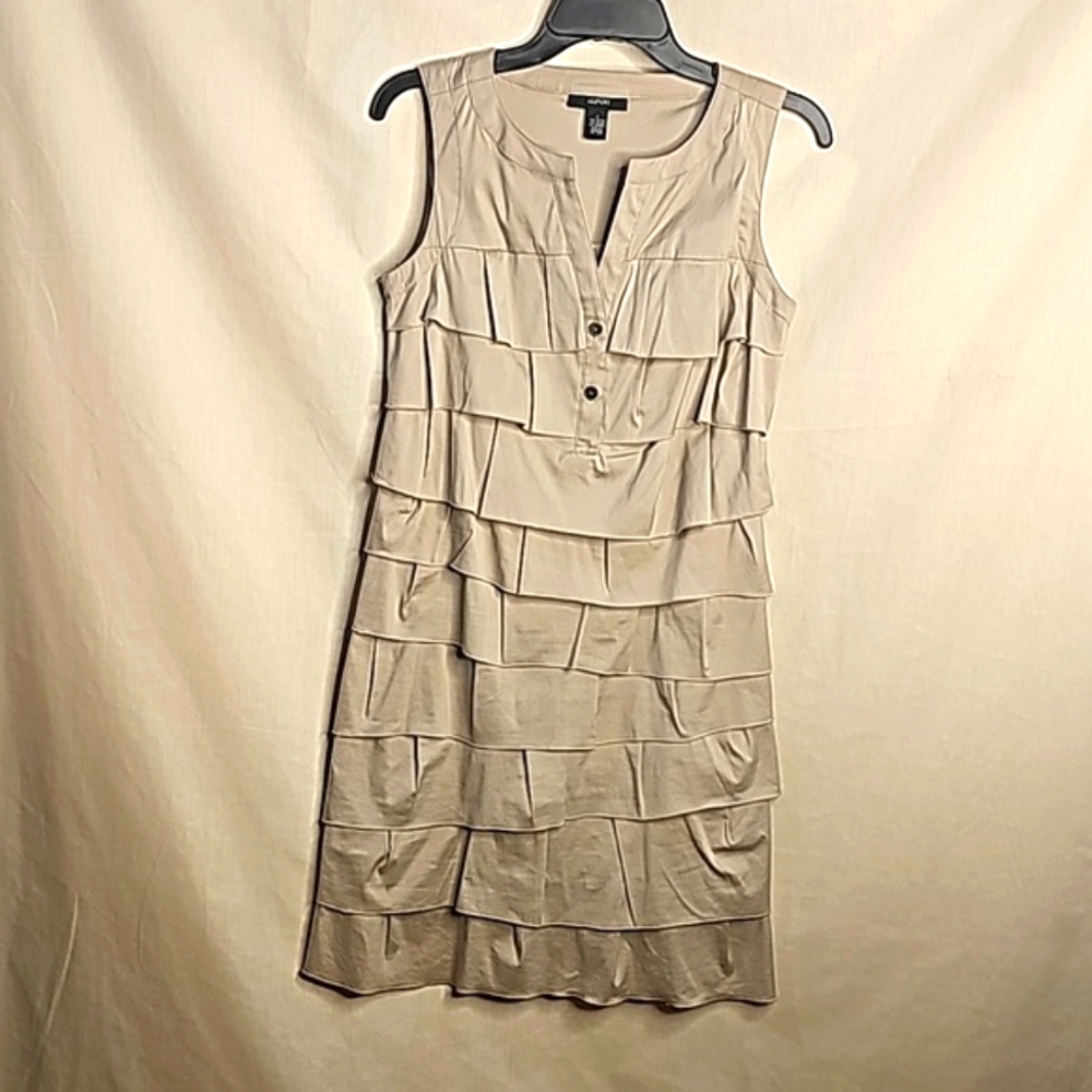 Women Alfani Dress, Size 2, Color Khaki tan